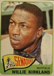 1965 Topps Baseball Cards      148     Willie Kirkland